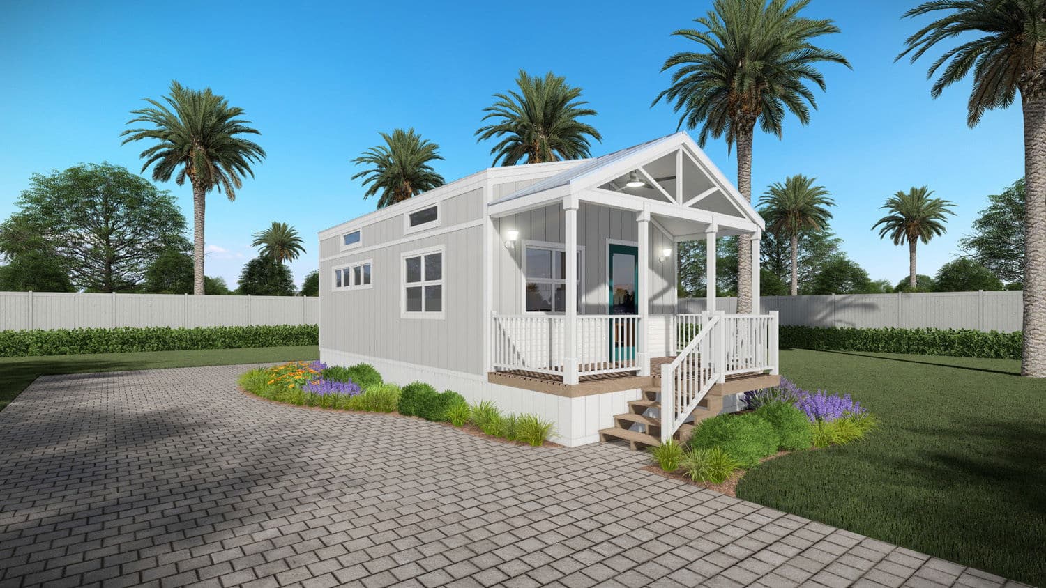 Seashell delight hero, elevation, and exterior home features