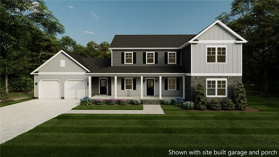 Farmville iii hero, elevation, and exterior home features