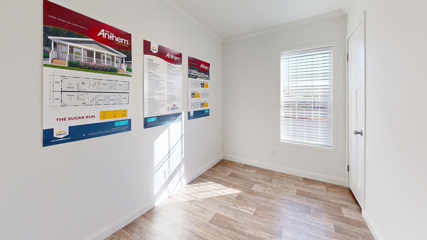 The sugar run duplex interior home features