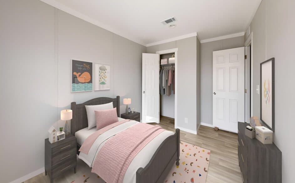 Frontier lodge t68s bedroom home features