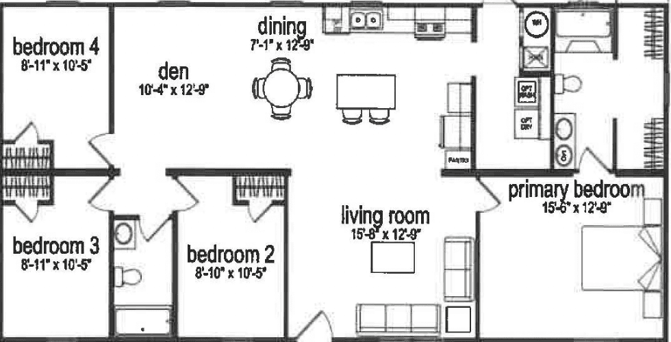 Sandhills lm2856h42p01 floor plan home features