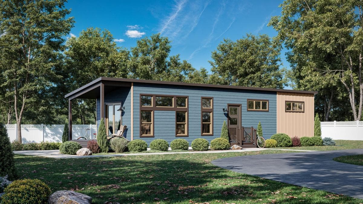 Vale hero, elevation, and exterior home features