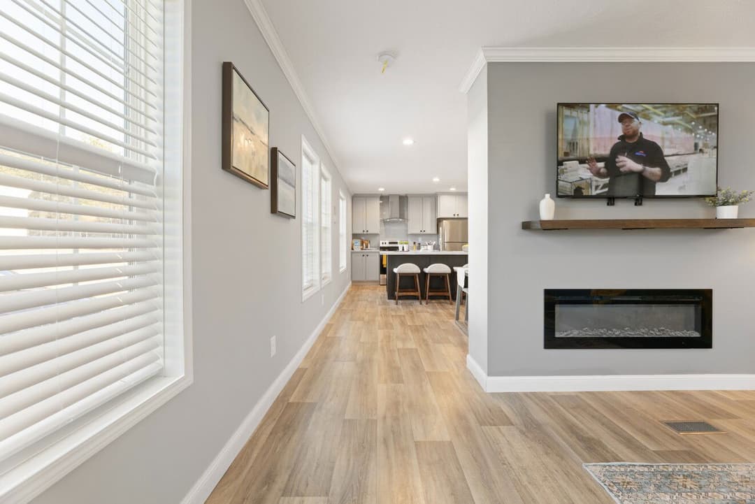 The roanoke duplex interior home features