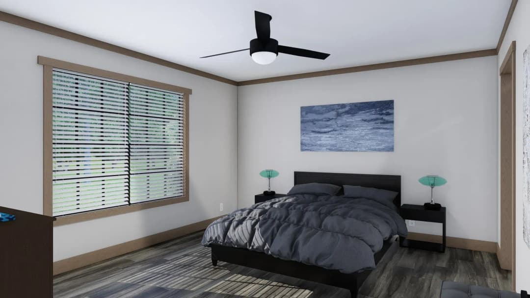 The loralei bedroom home features