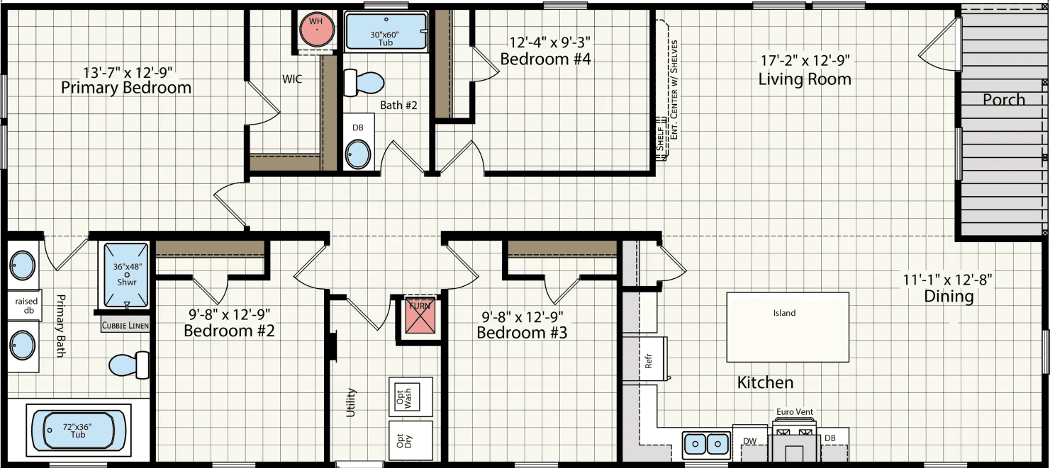 Csd2860l floor plan home features