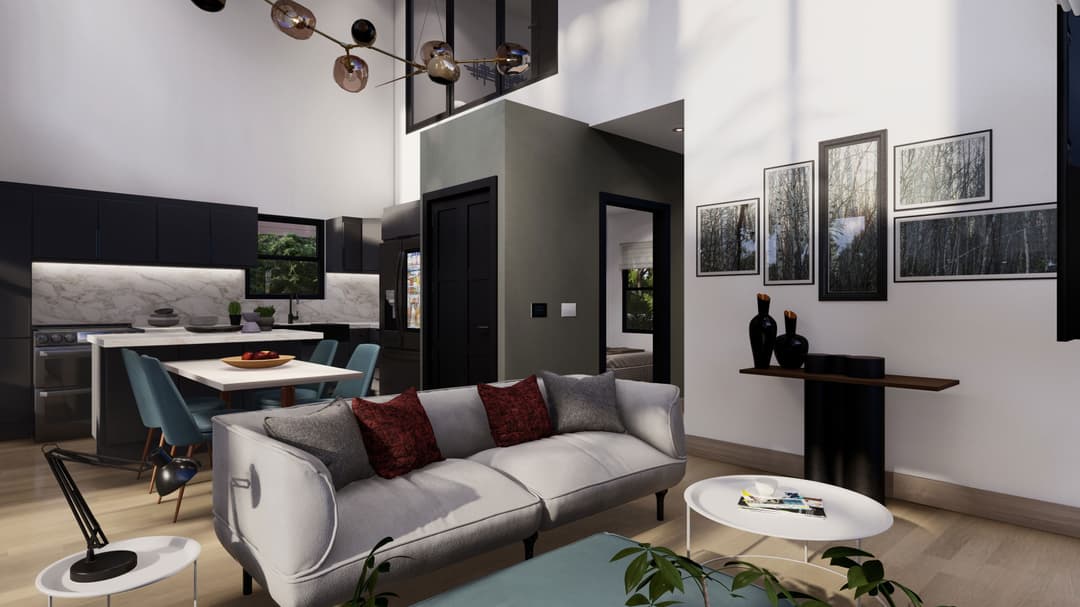 Model 6 interior home features