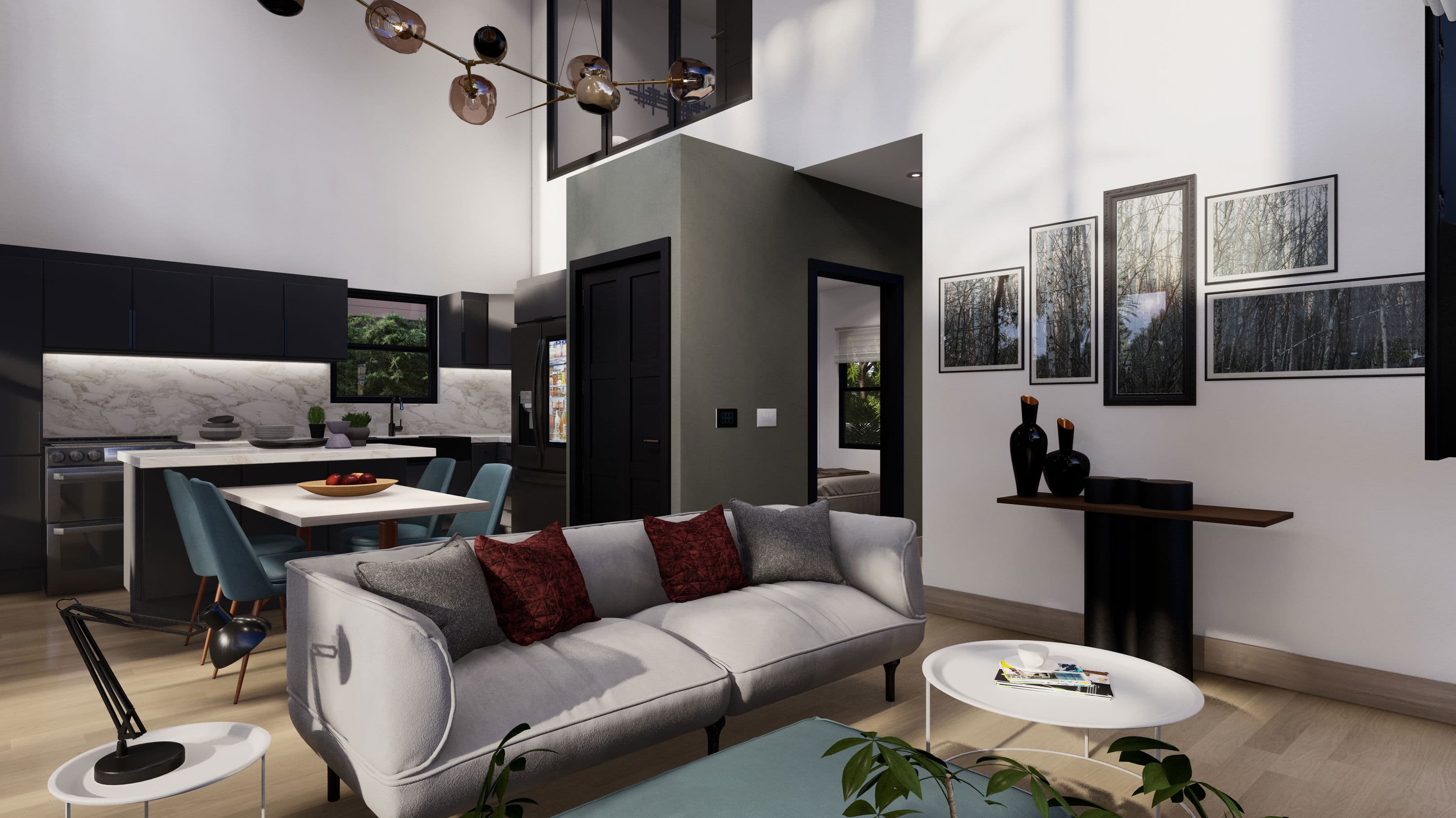 Model 6 interior home features