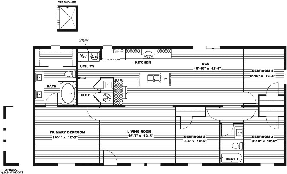 Boone floor plan home features