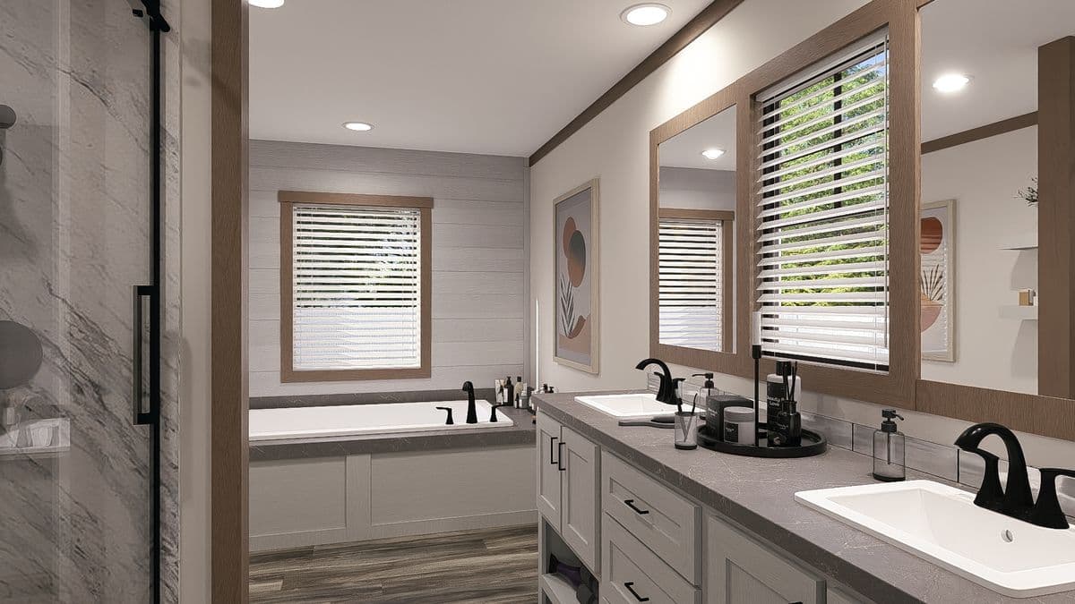 Sawyer elite bathroom home features