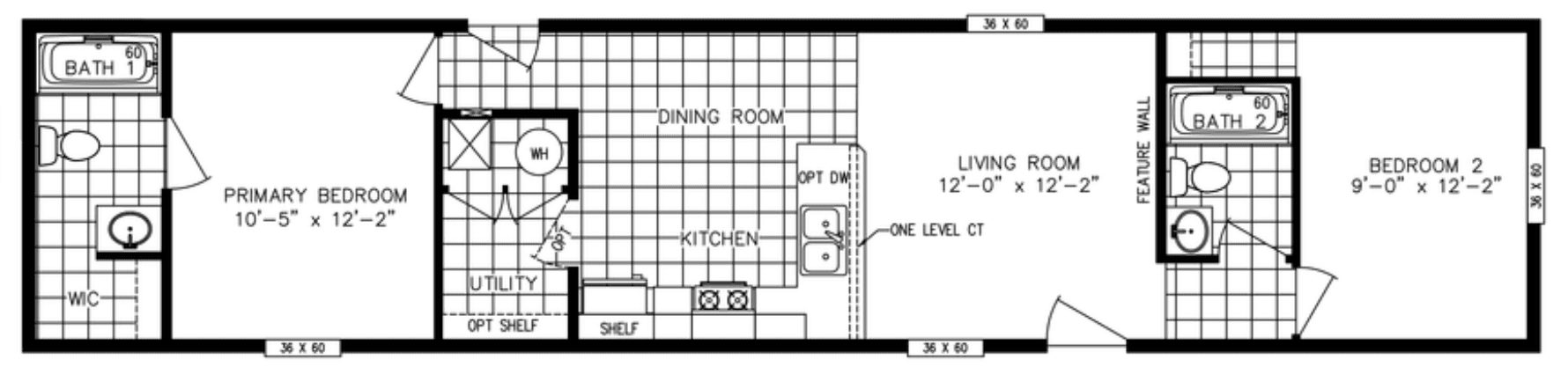 Ruby z floor plan home features