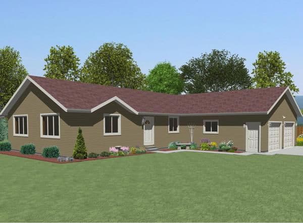 Lakewood 2000 hero, elevation, and exterior home features