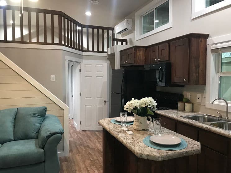 Tumbleweed kitchen home features