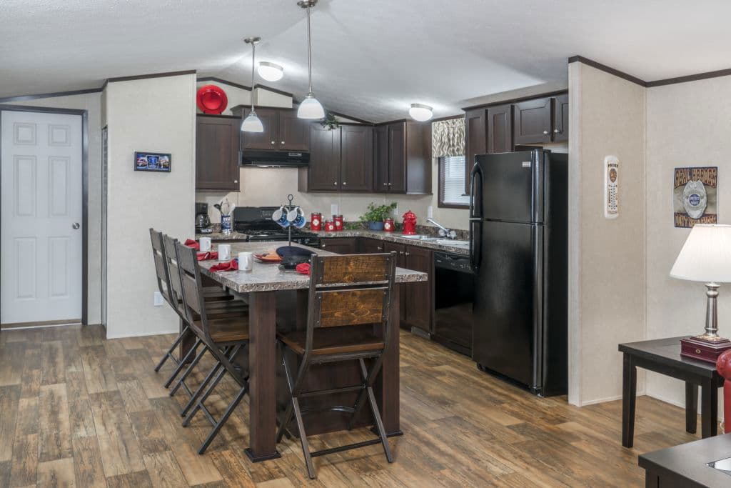 Astro creations singlewide 1a2025-v kitchen home features