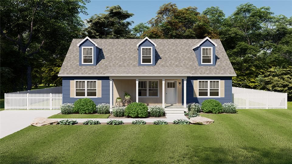 Appleton ii cape hero, elevation, and exterior home features