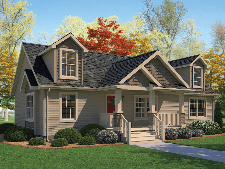 Canton r45 hero, elevation, and exterior home features
