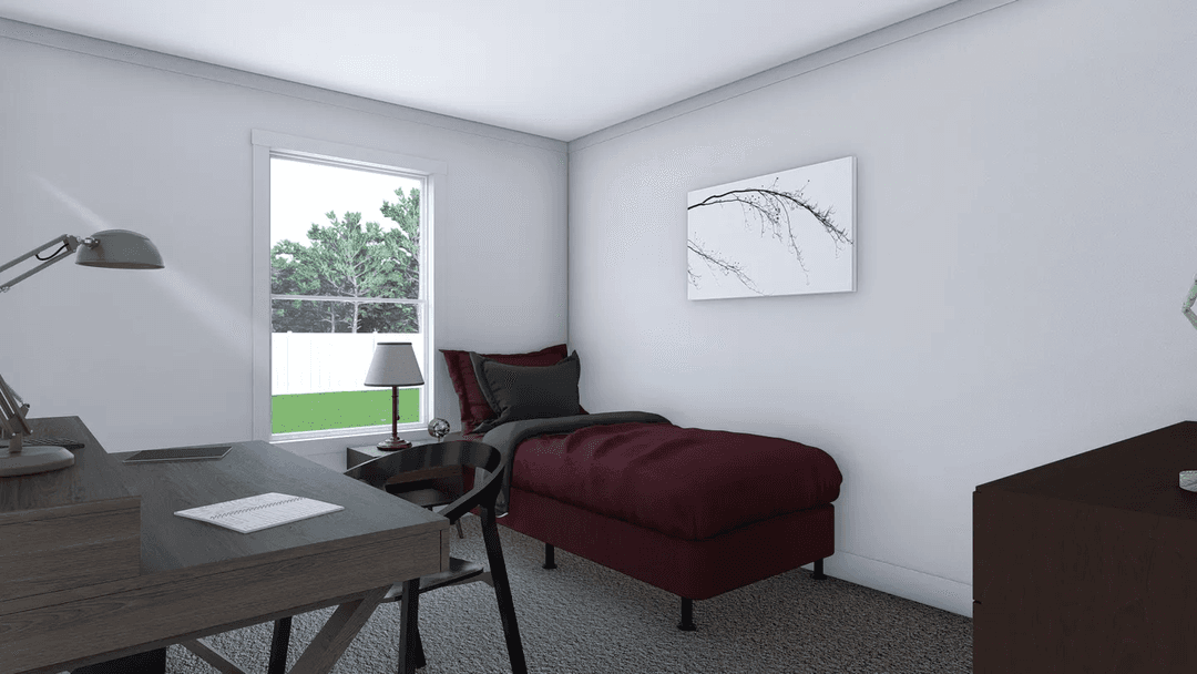 Superfly bedroom home features