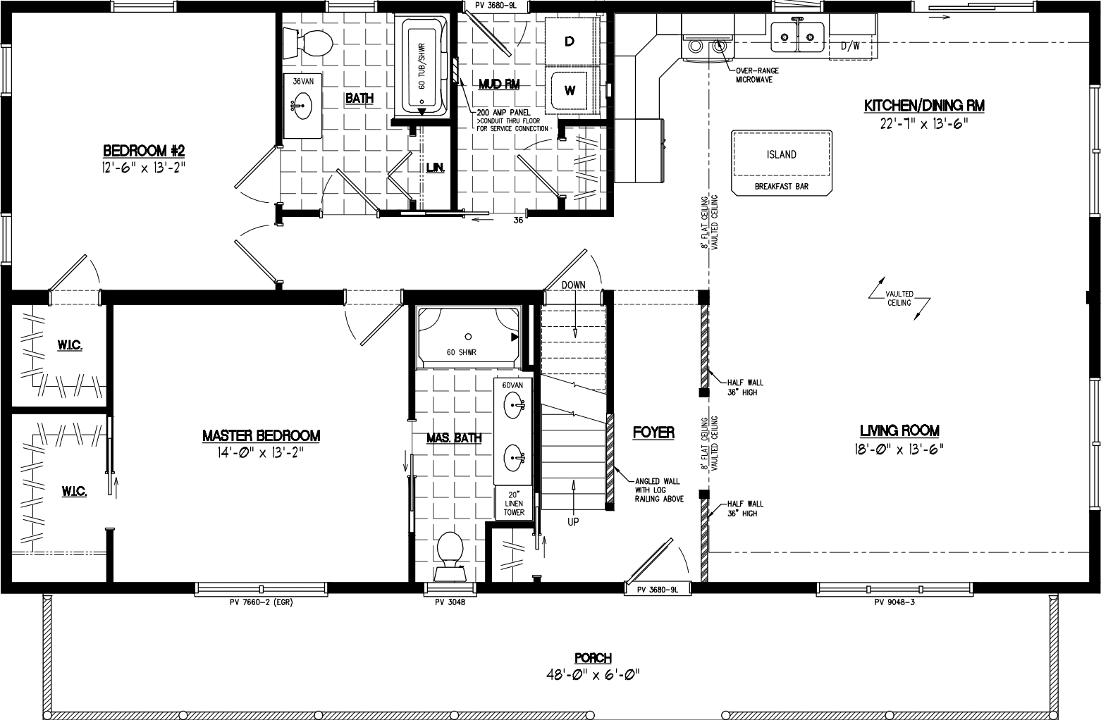 Mountaineer deluxe 2852 floor plan home features
