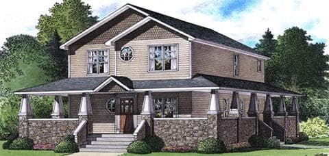 Douglas hero, elevation, and exterior home features