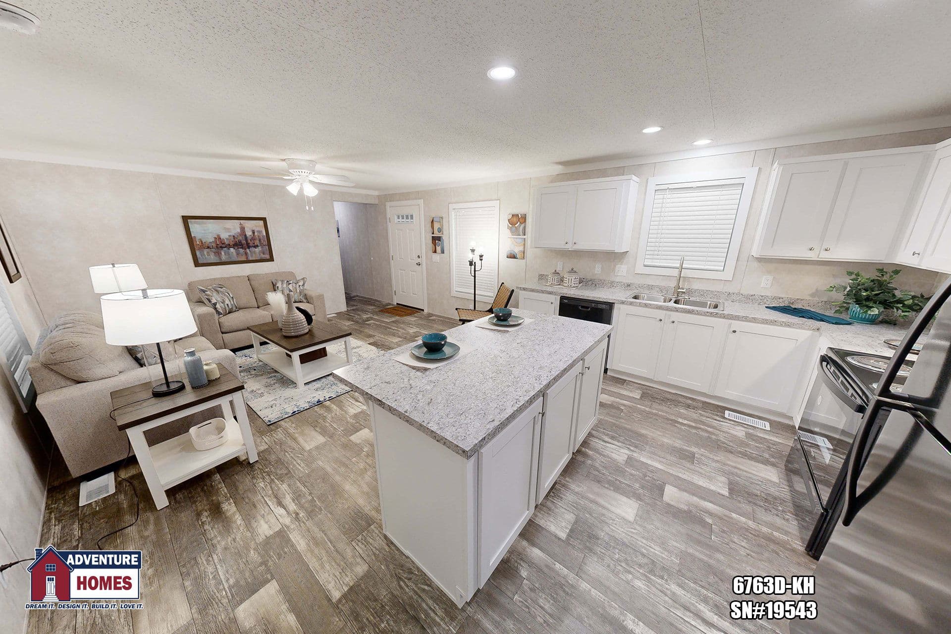 6763d-kh kitchen home features