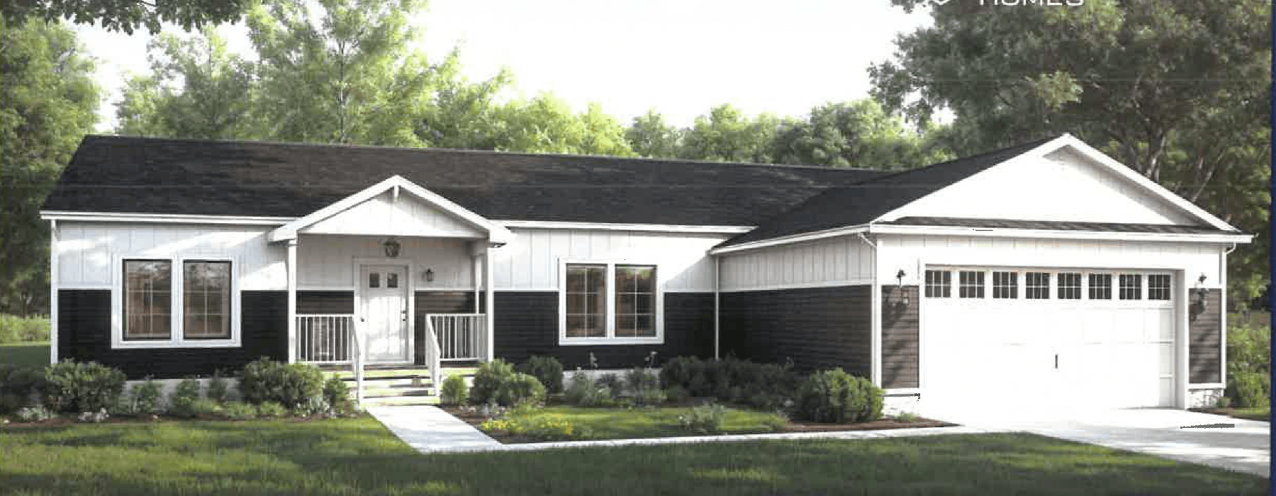 Angelina mod hero, elevation, and exterior home features