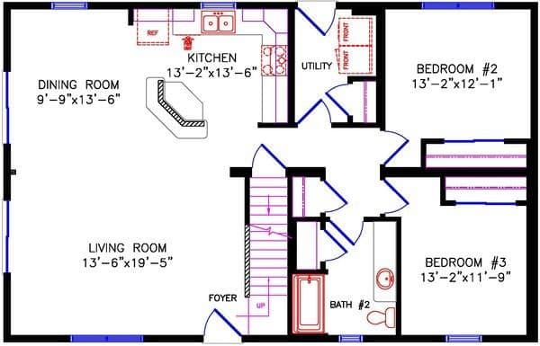 Loft 4721 floor plan home features