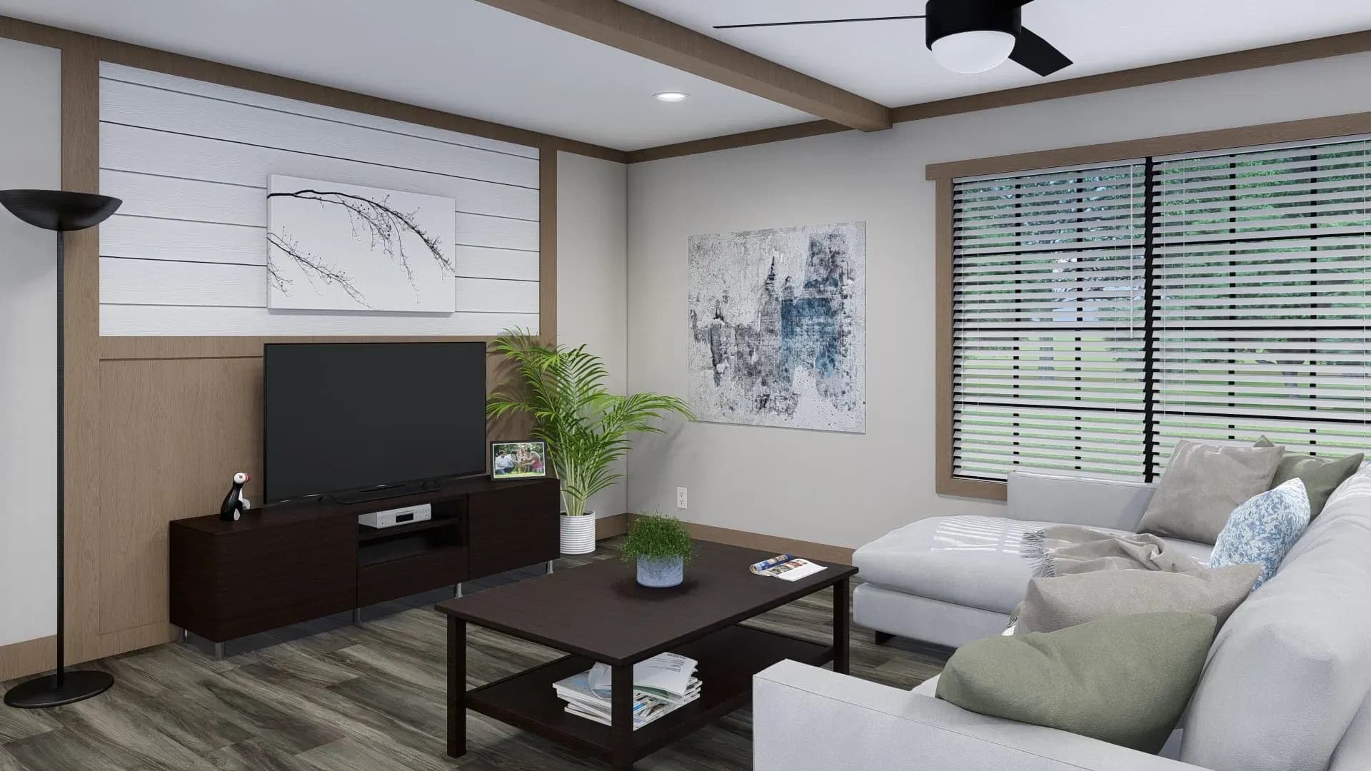 The loralei interior home features