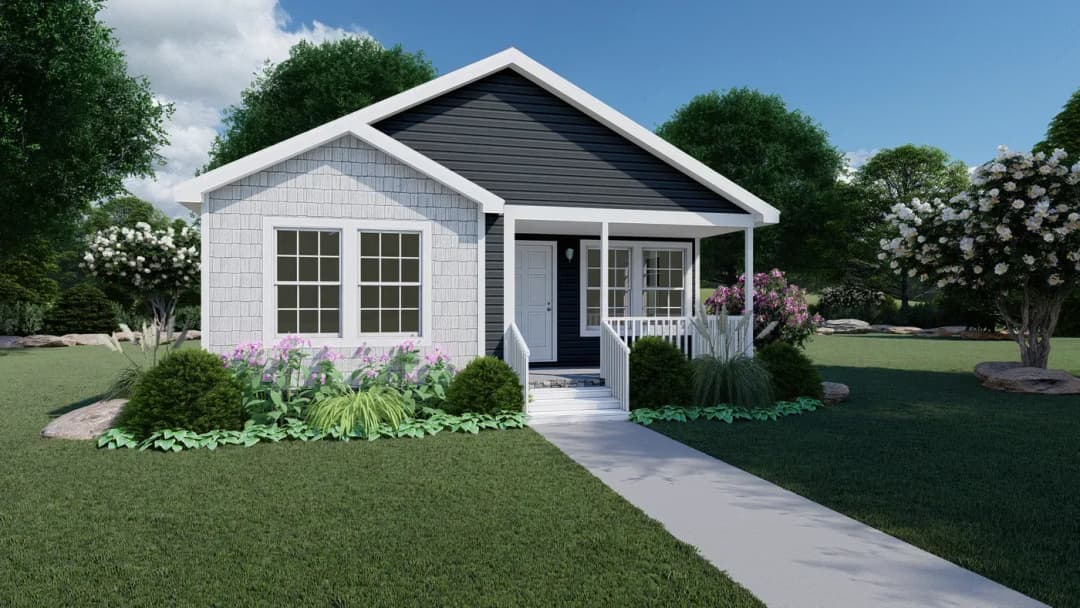 Scenic ridge view elite elevation, hero, and exterior home features