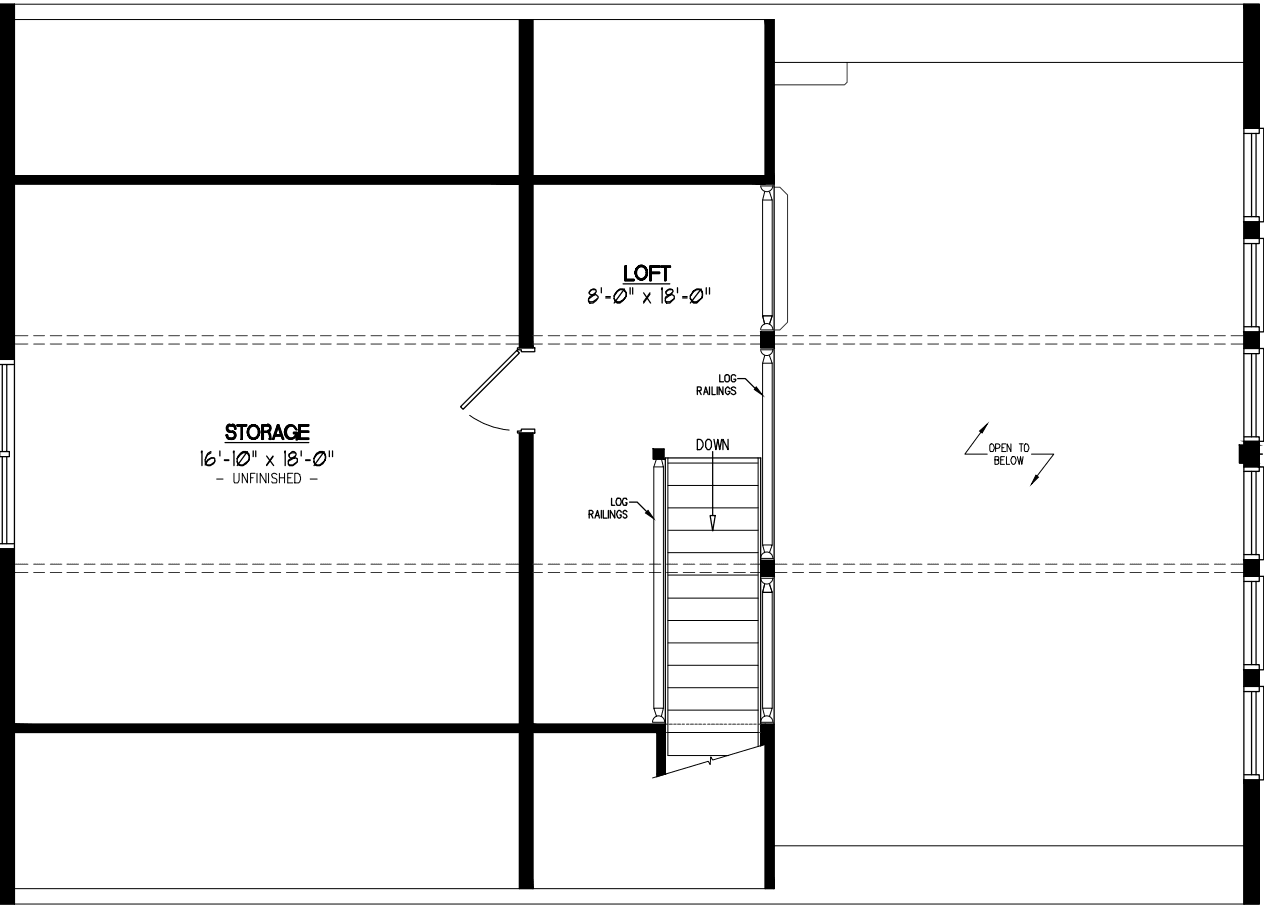 Chalet 3042 interior home features