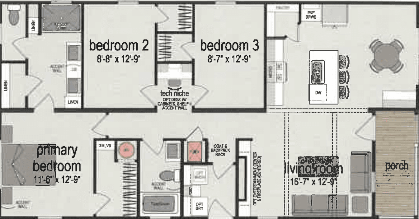 Atmosphere hud floor plan home features