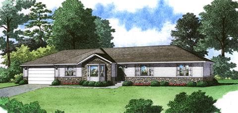 Freeport hero, elevation, and exterior home features