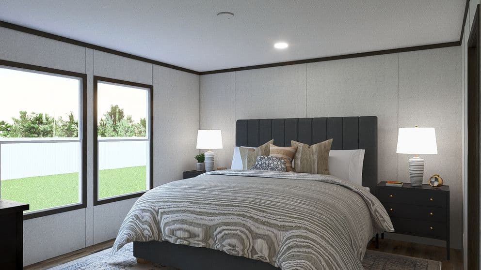 Glimpse bedroom home features