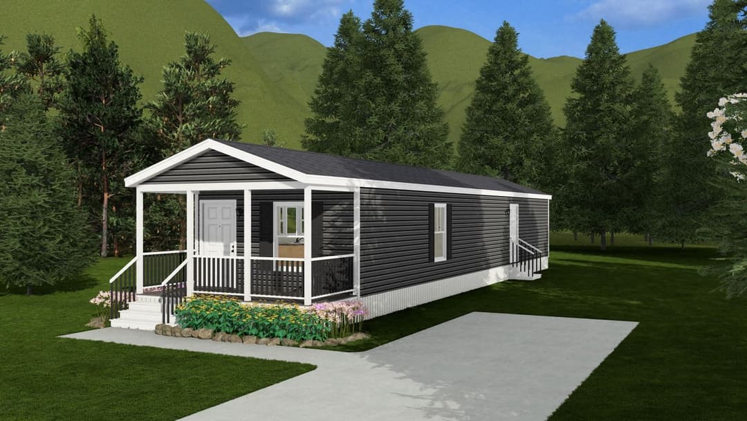 Southport hero, elevation, and exterior home features