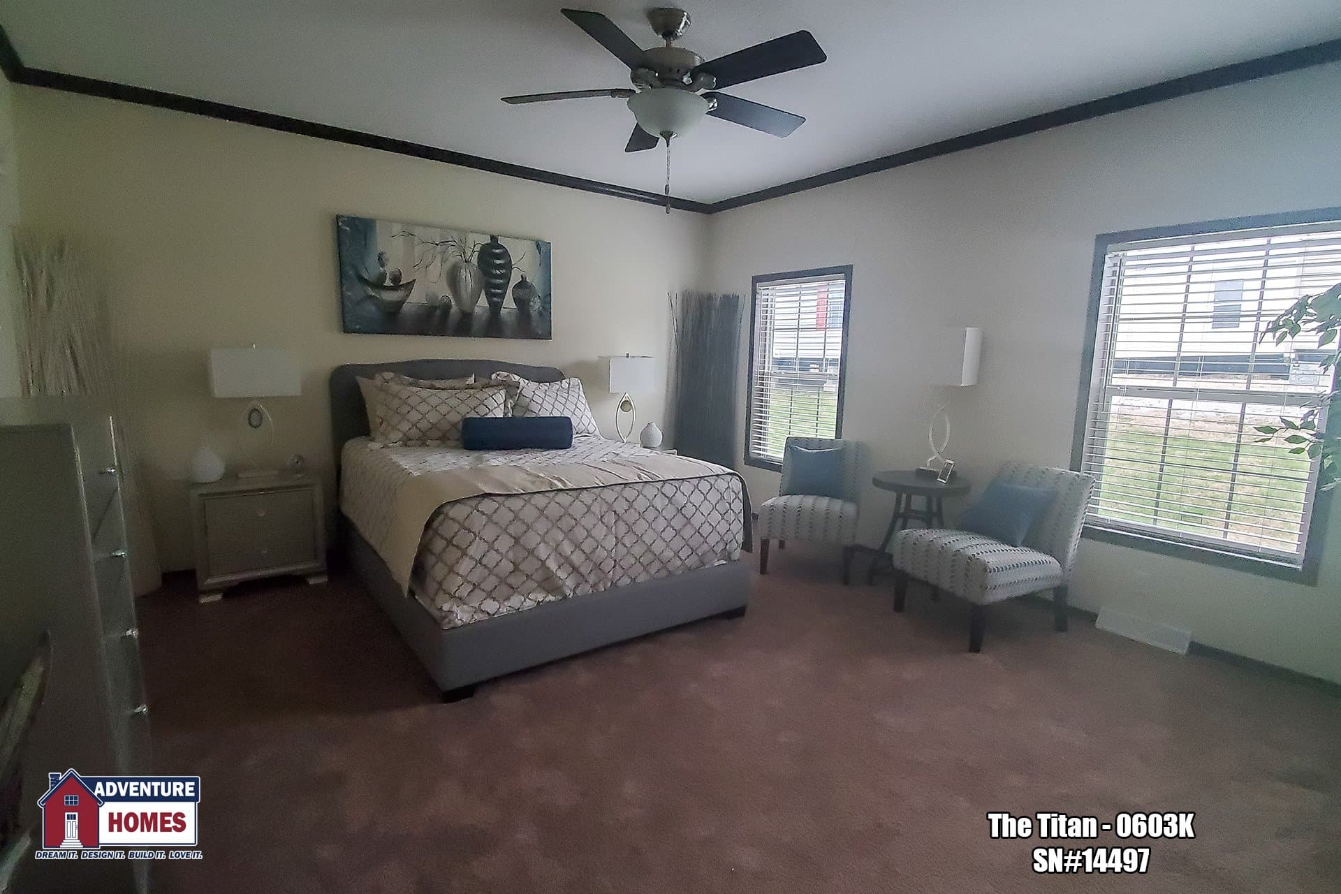 Titan | 0603k bedroom home features