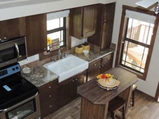 Tumbleweed kitchen home features