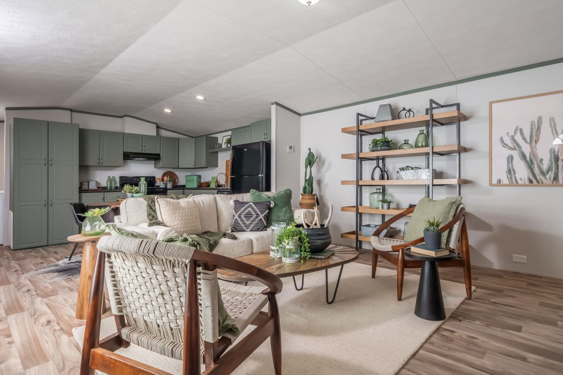 Singlewide s-16×64-32c shed interior home features