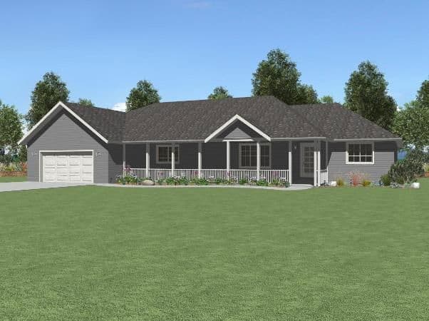 Brookdale 2315 elevation and exterior home features