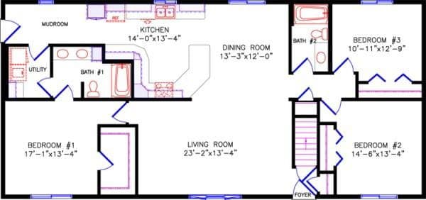 Brookdale 2315 floor plan home features