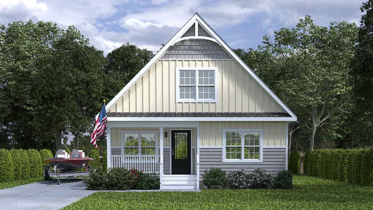 Craven ii cape elevation and exterior home features