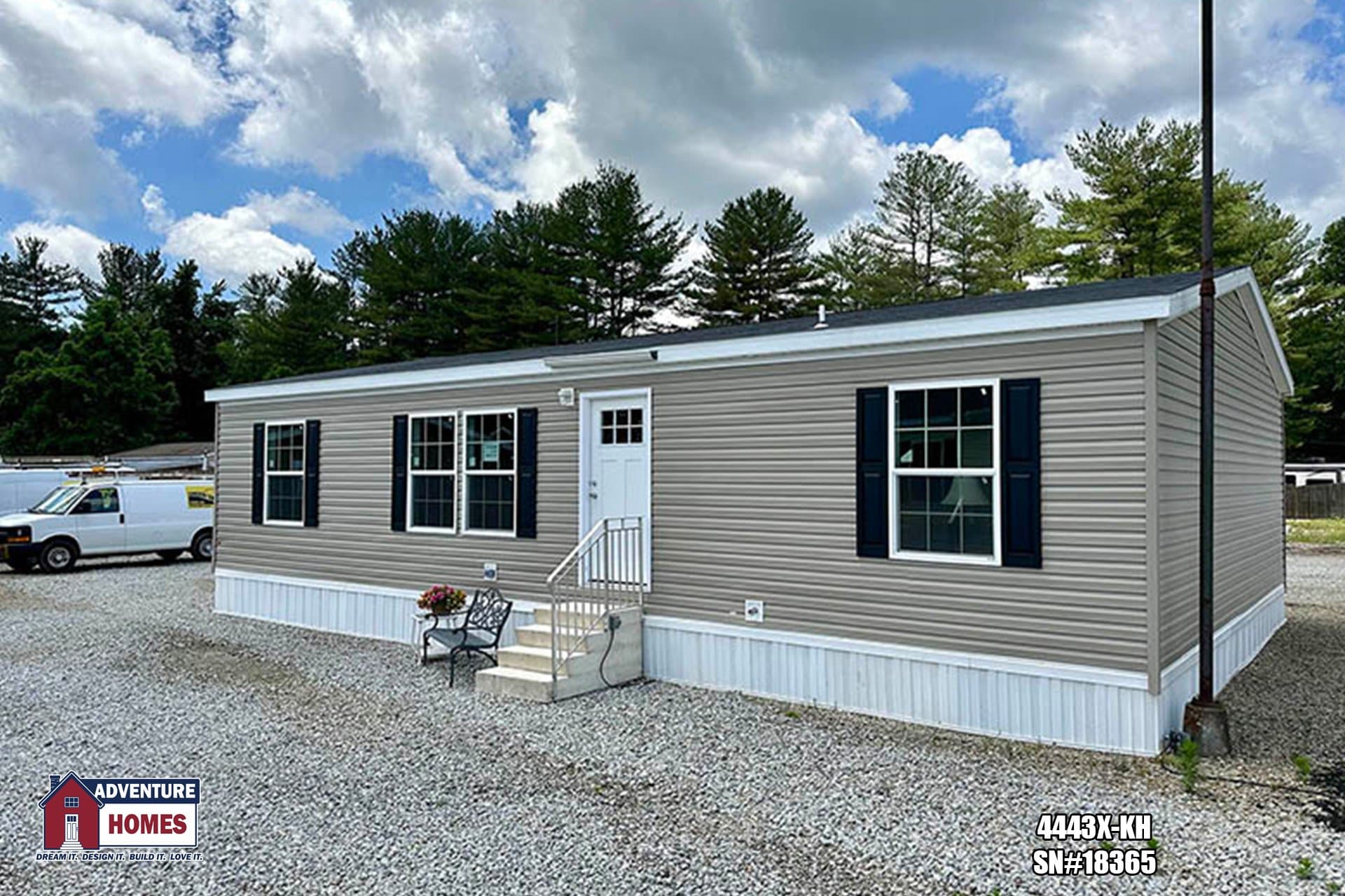 4443x-kh hero, elevation, and exterior home features