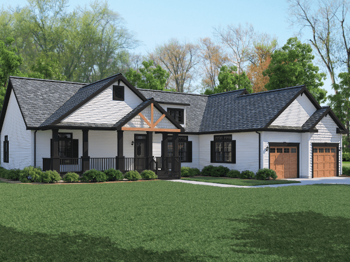 Ranch homes hero home features