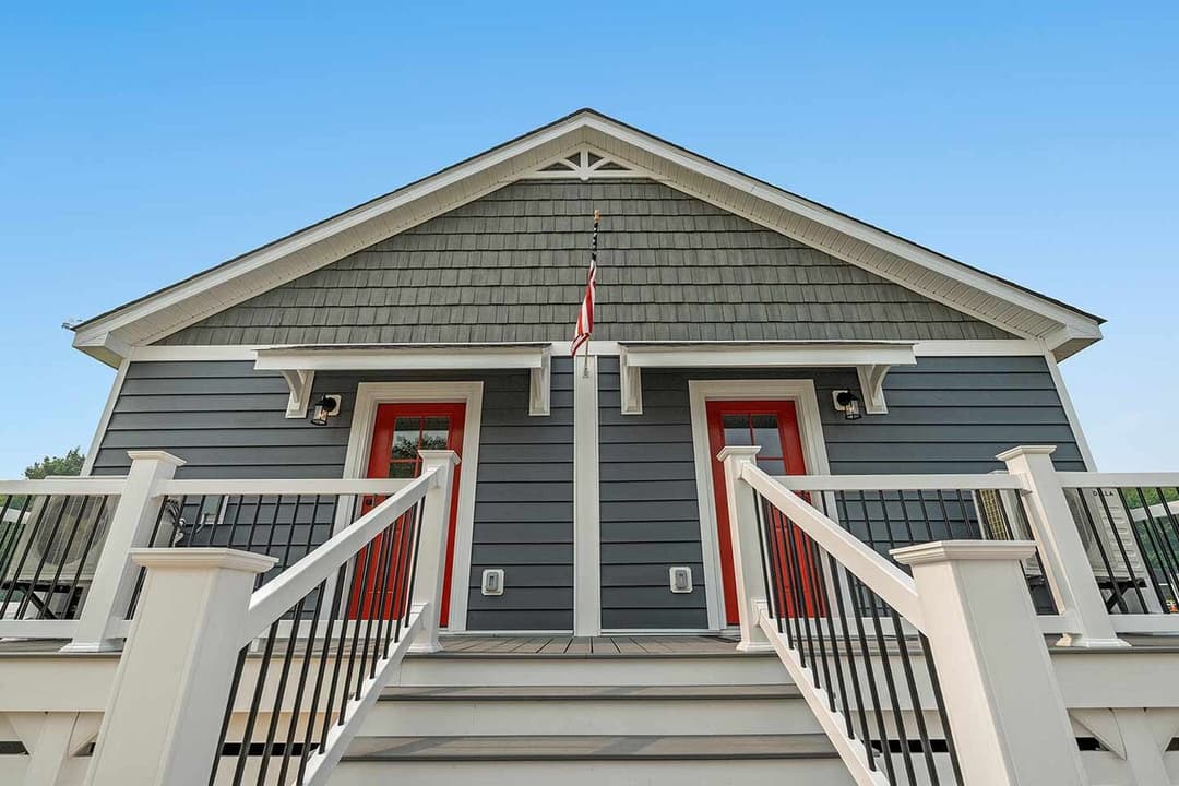 Sanibel duplex exterior home features