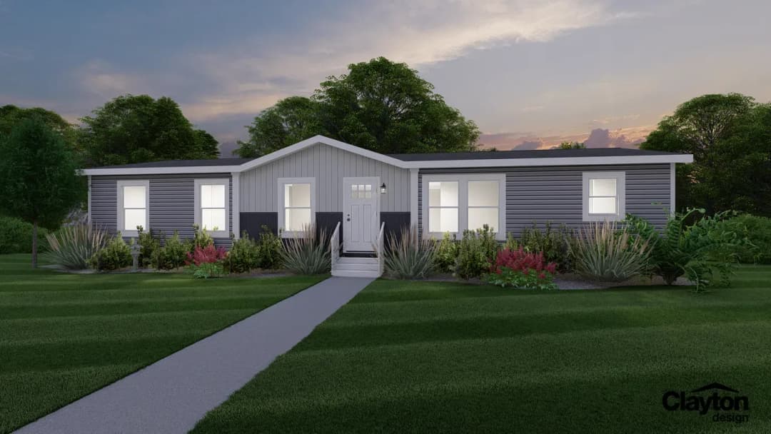 Breeze farmhouse hero, elevation, and exterior home features