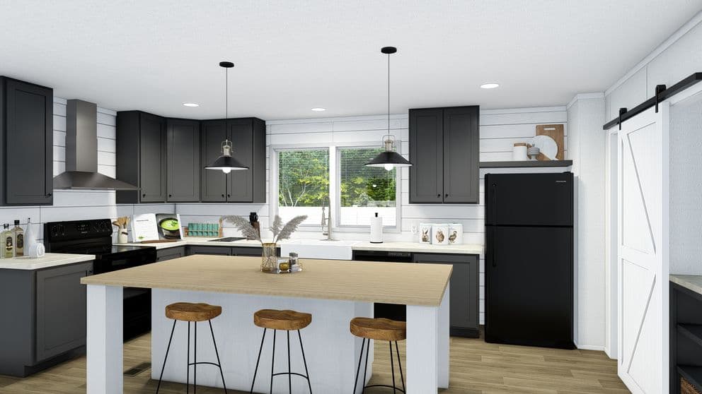 The island breeze 64 kitchen home features