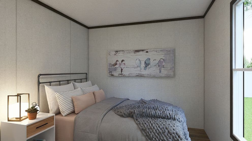 Glimpse bedroom home features