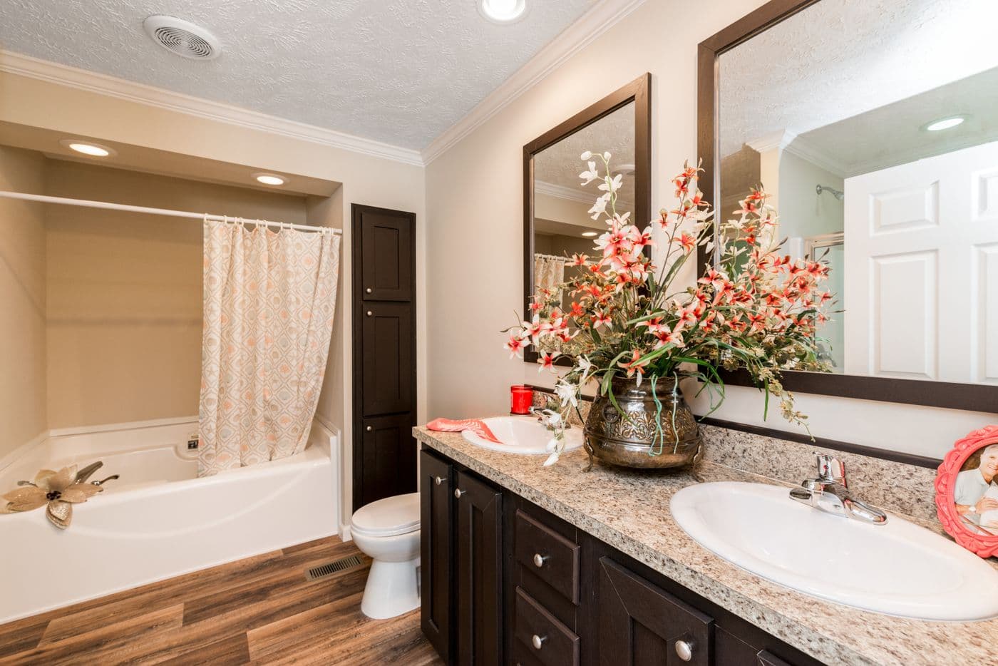 The elite 60 bathroom home features