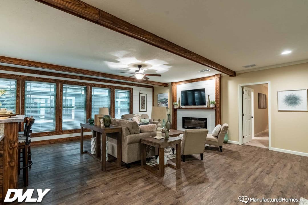 The yule interior home features