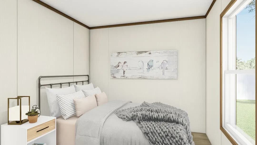 Glimpse bedroom home features