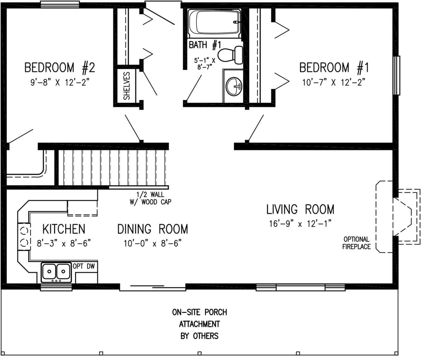 Cedarburg floor plan home features