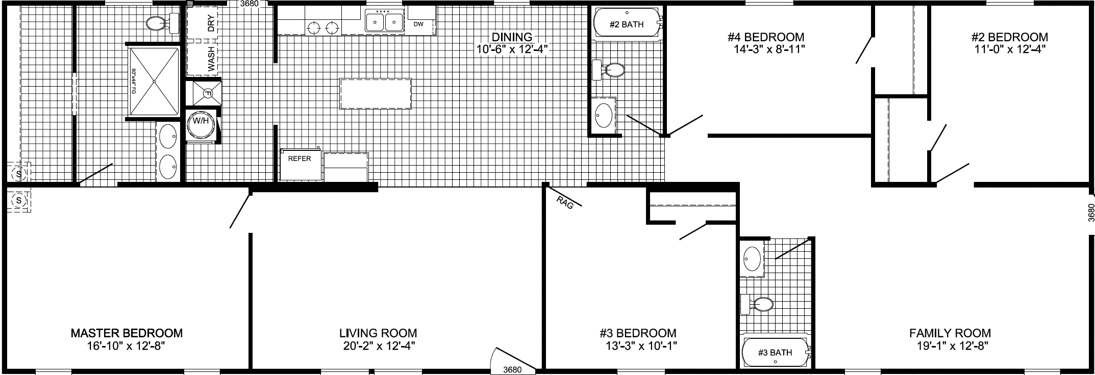 Mj floor plan home features
