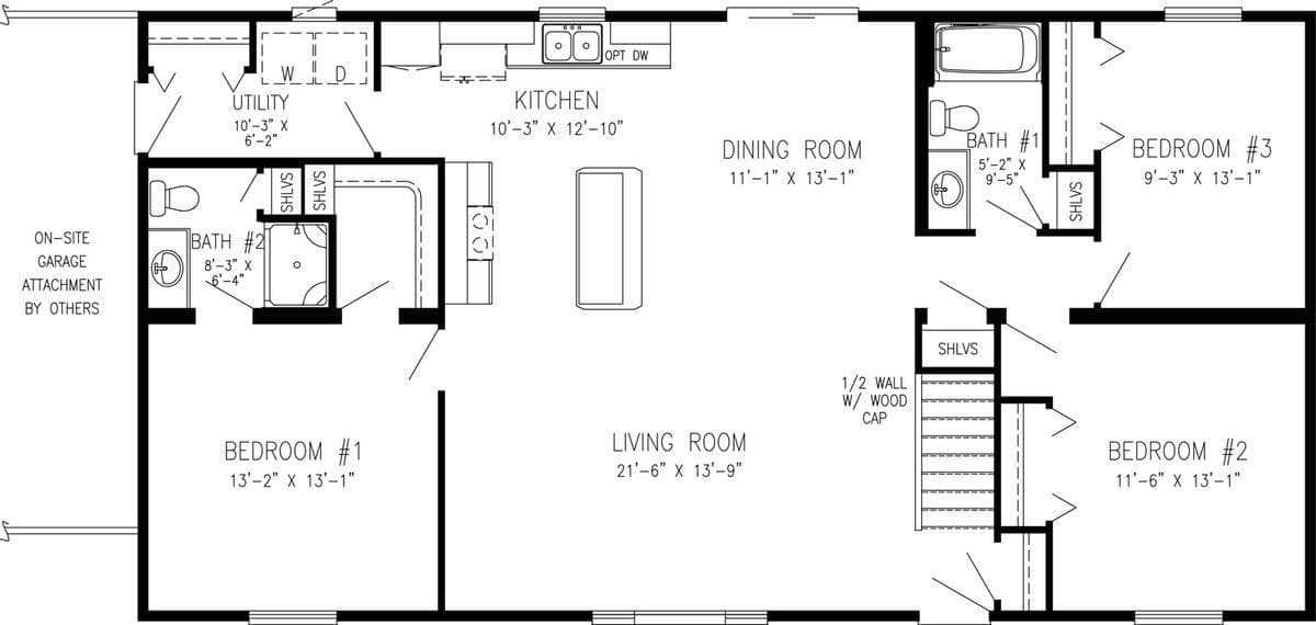 Graystone floor plan home features